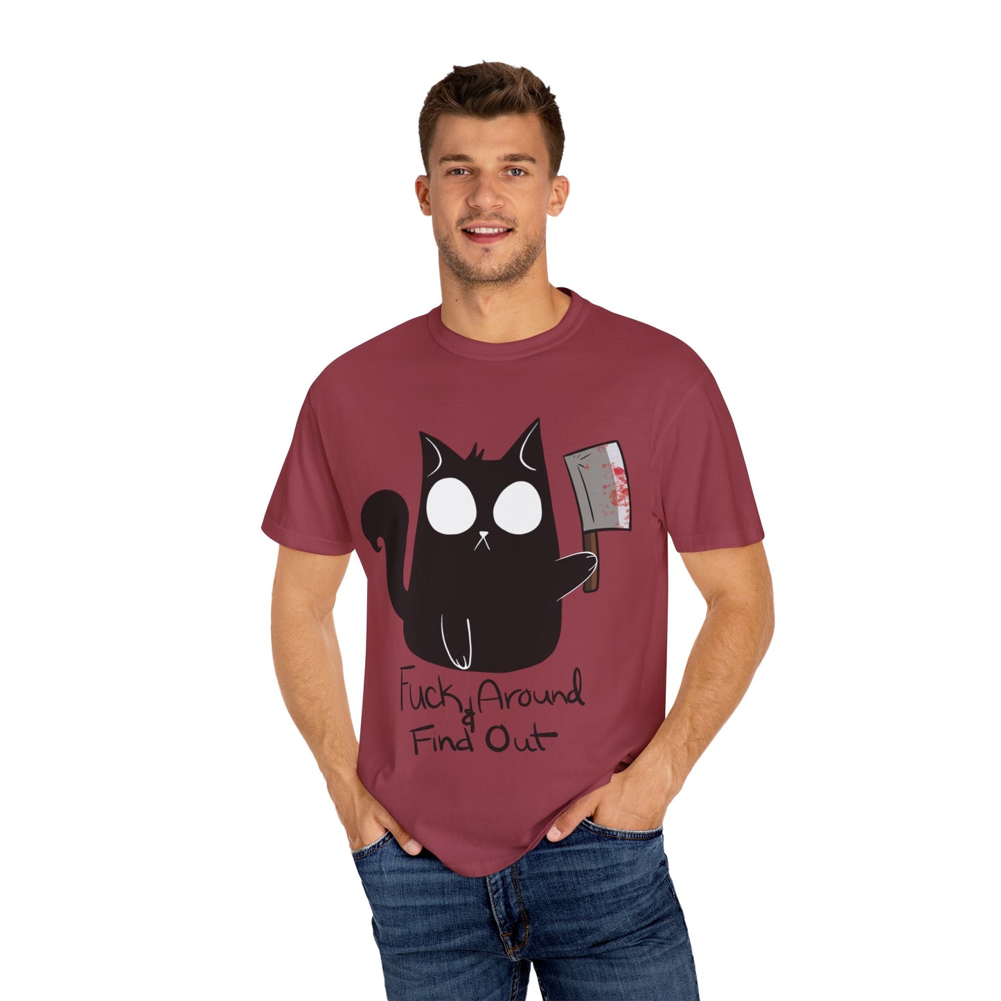FAFO Hekacat Unisex Garment-Dyed T-shirt