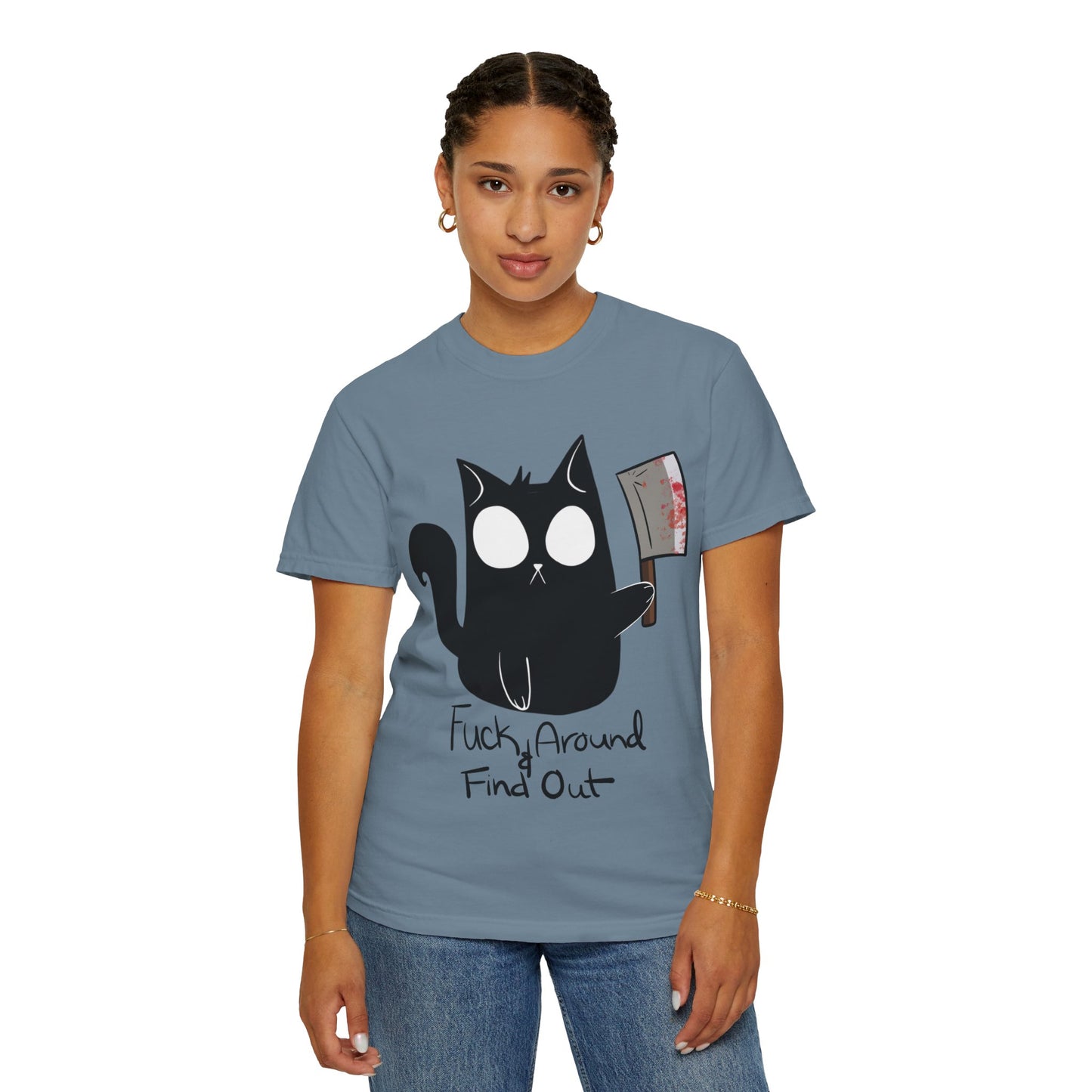 FAFO Hekacat Unisex Garment-Dyed T-shirt
