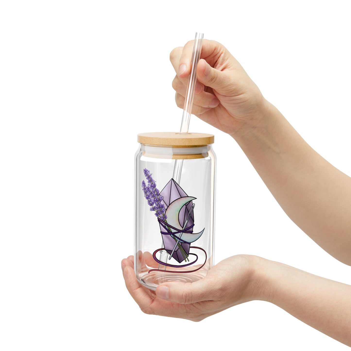 Thread & Stone Glass Tumbler, 16oz