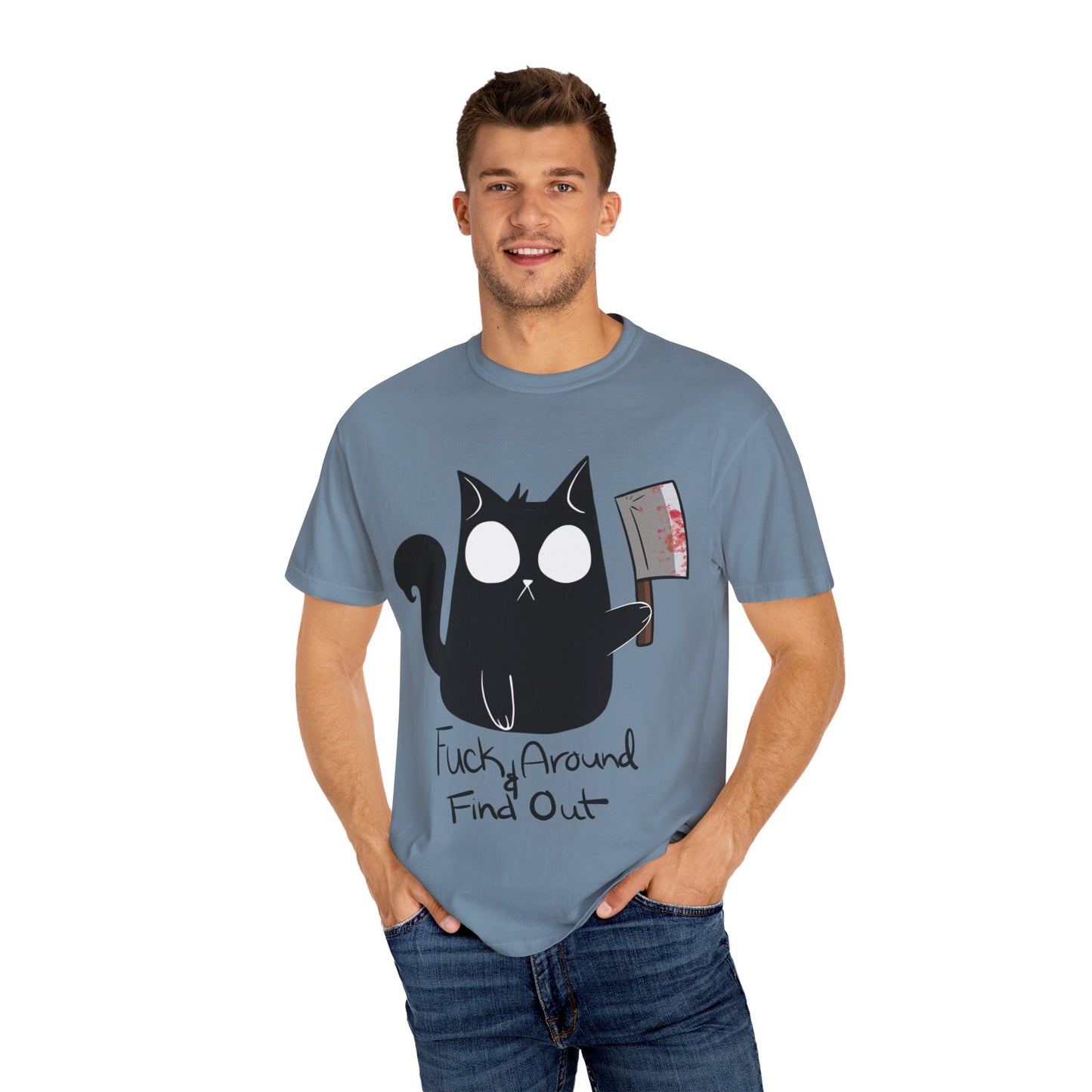 FAFO Hekacat Unisex Garment-Dyed T-shirt