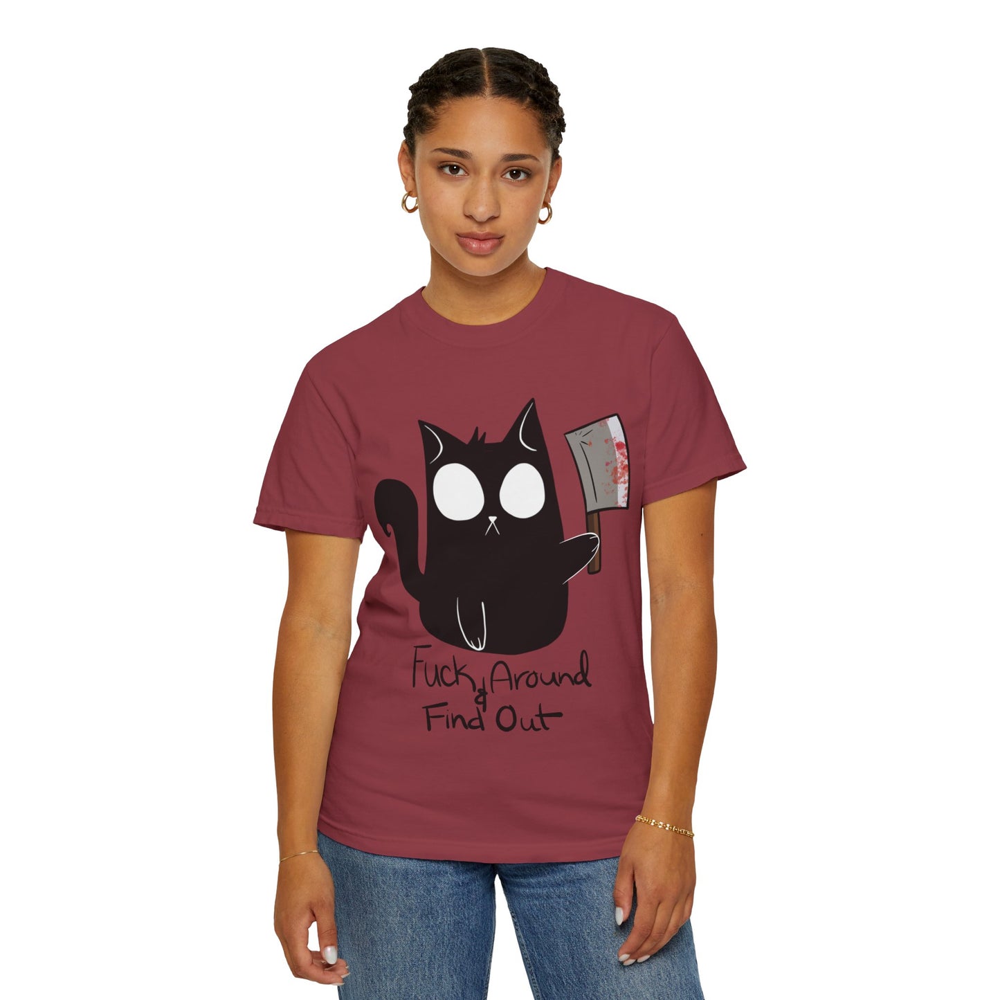 FAFO Hekacat Unisex Garment-Dyed T-shirt