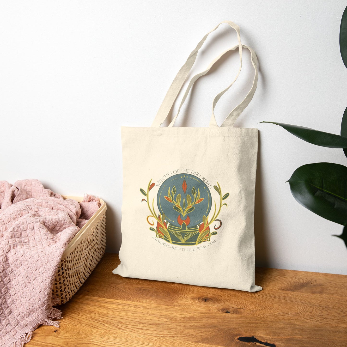 Witches of the Dirt Road Cotton Canvas Tote Bag