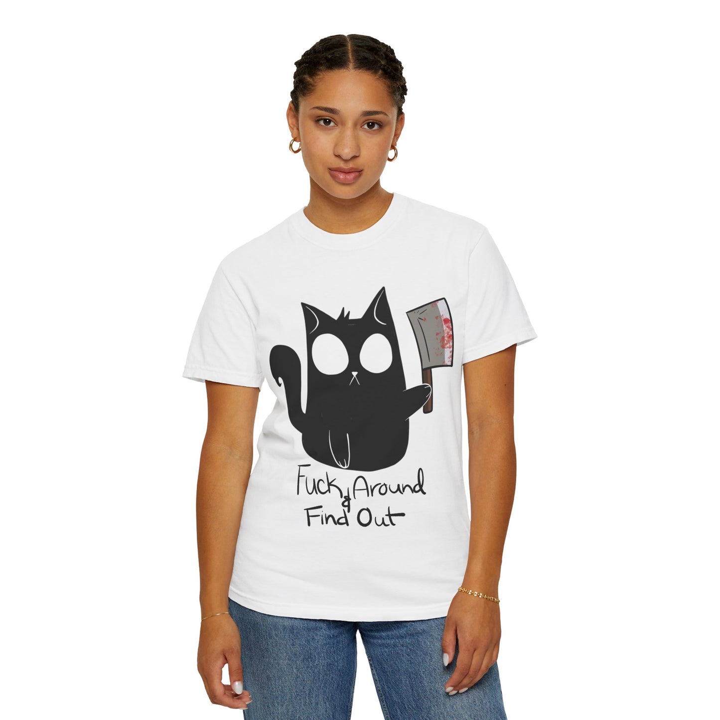 FAFO Hekacat Unisex Garment-Dyed T-shirt