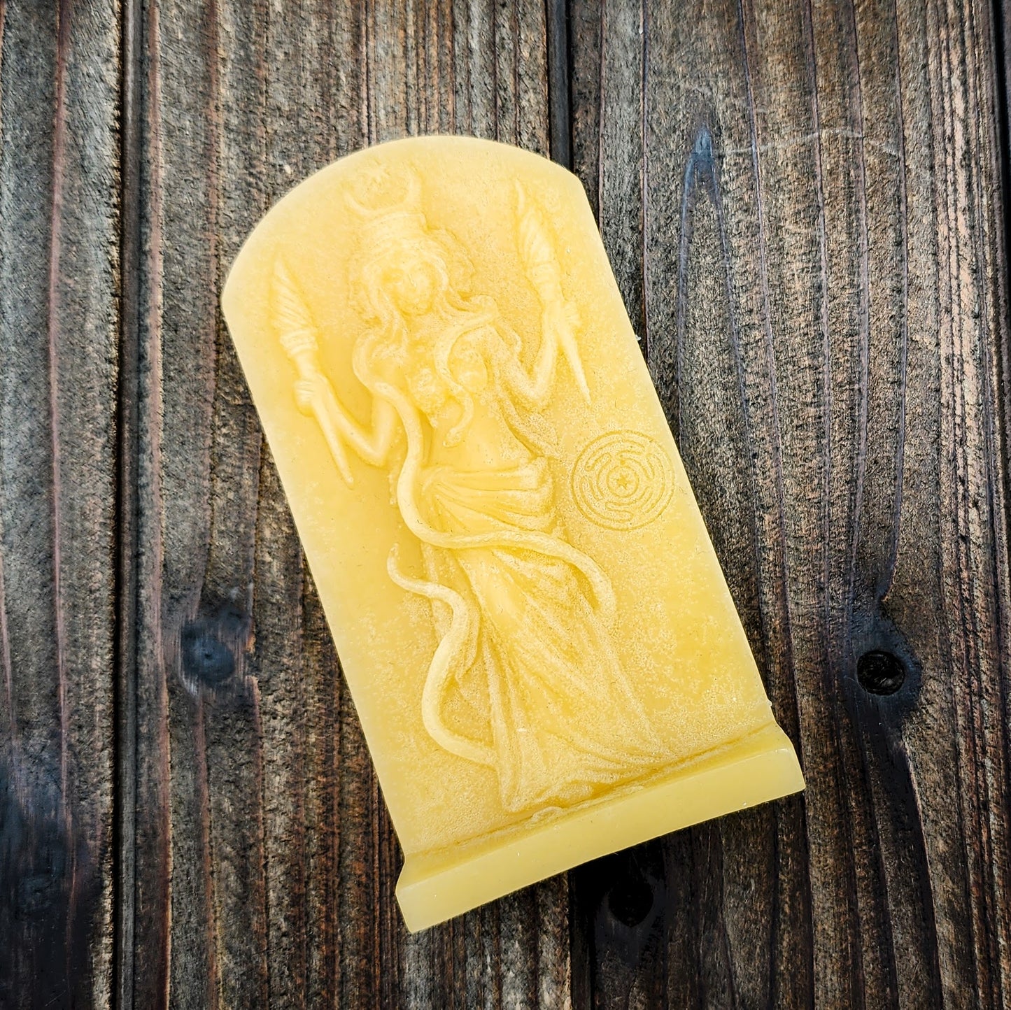 Handpoured Beeswax Hekate Altar Icon/Statue