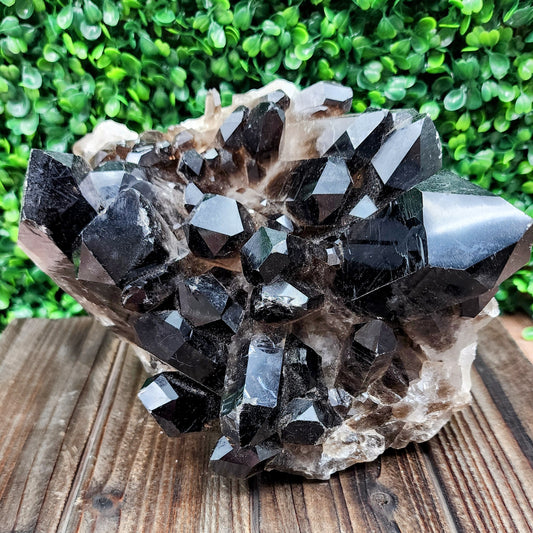Smoky Quartz Cluster