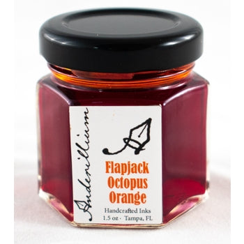 Flapjack Octopus Orange - Anderillium Ink (1.5 oz bottle)