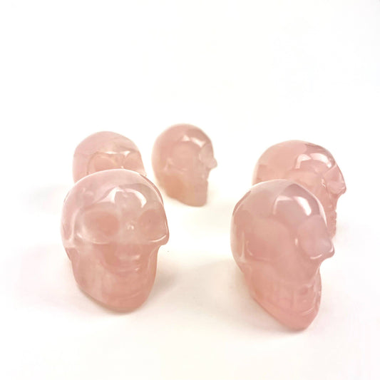 Rose Quartz Skull