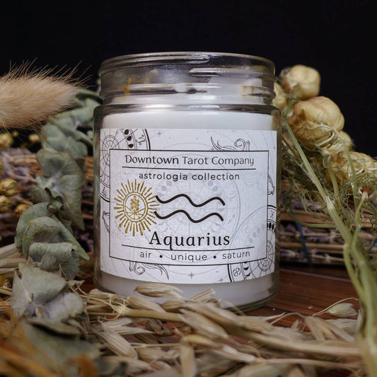 Aquarius Energy Candle - 9oz / 36 Hour Burn Time
