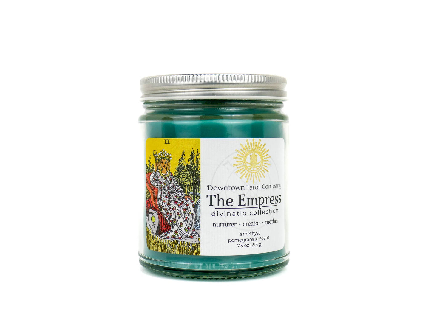 Empress Major Arcana Tarot Candle - 9oz / 35 Hour Burn Time