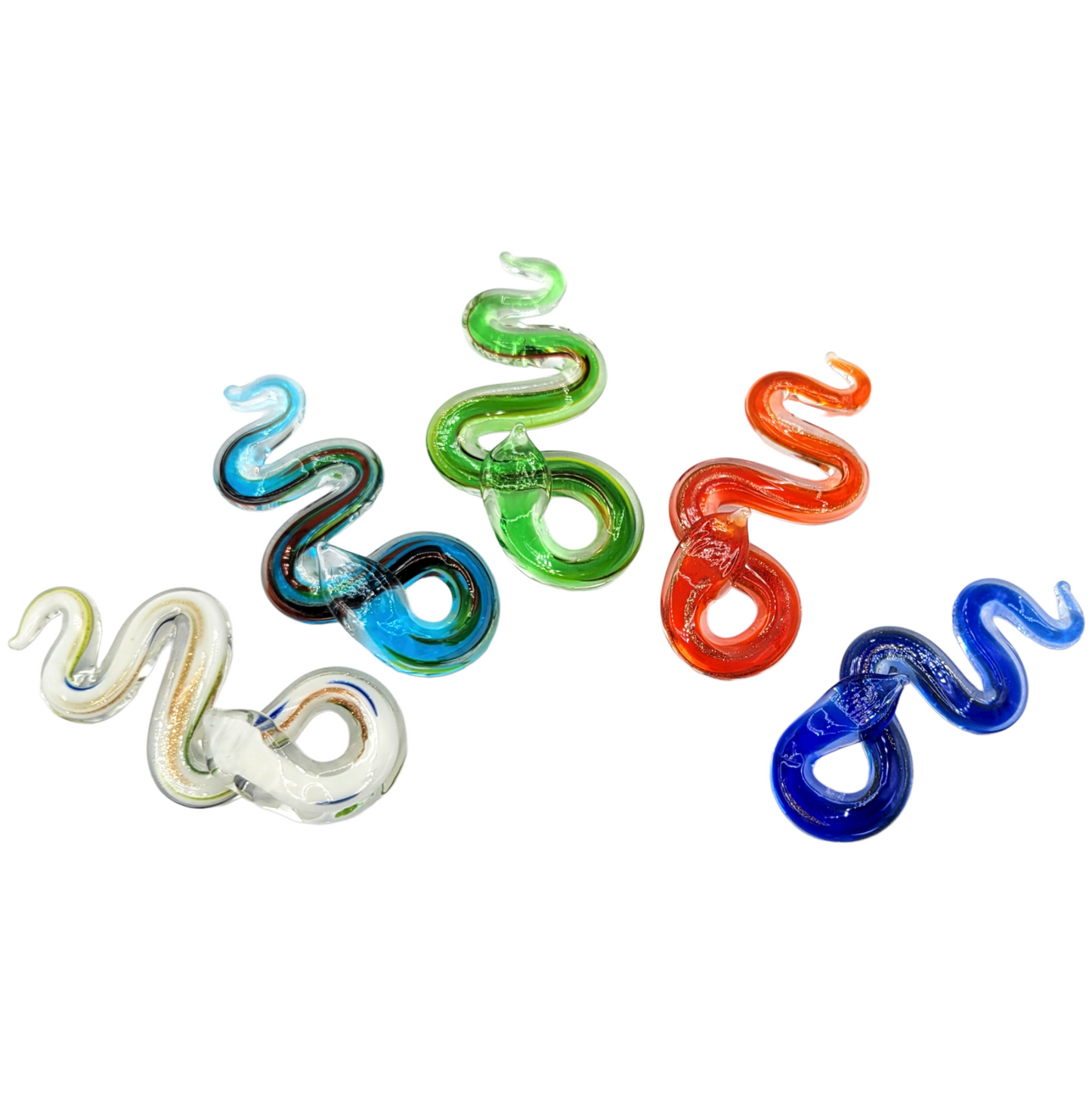 Lampwork Snake Altar Icon - Multiple Colors Available