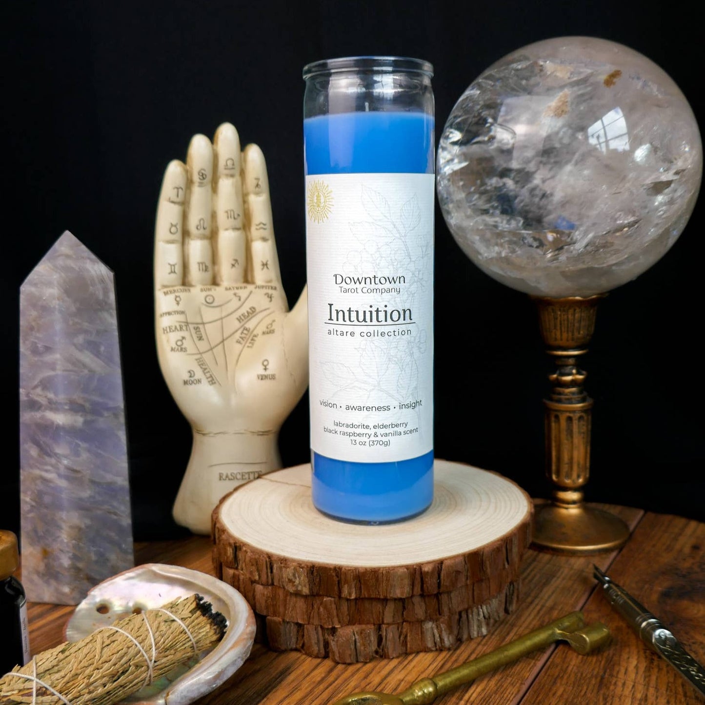 Intuition Altar Candle - 16 oz / 100 Hour Burn Time