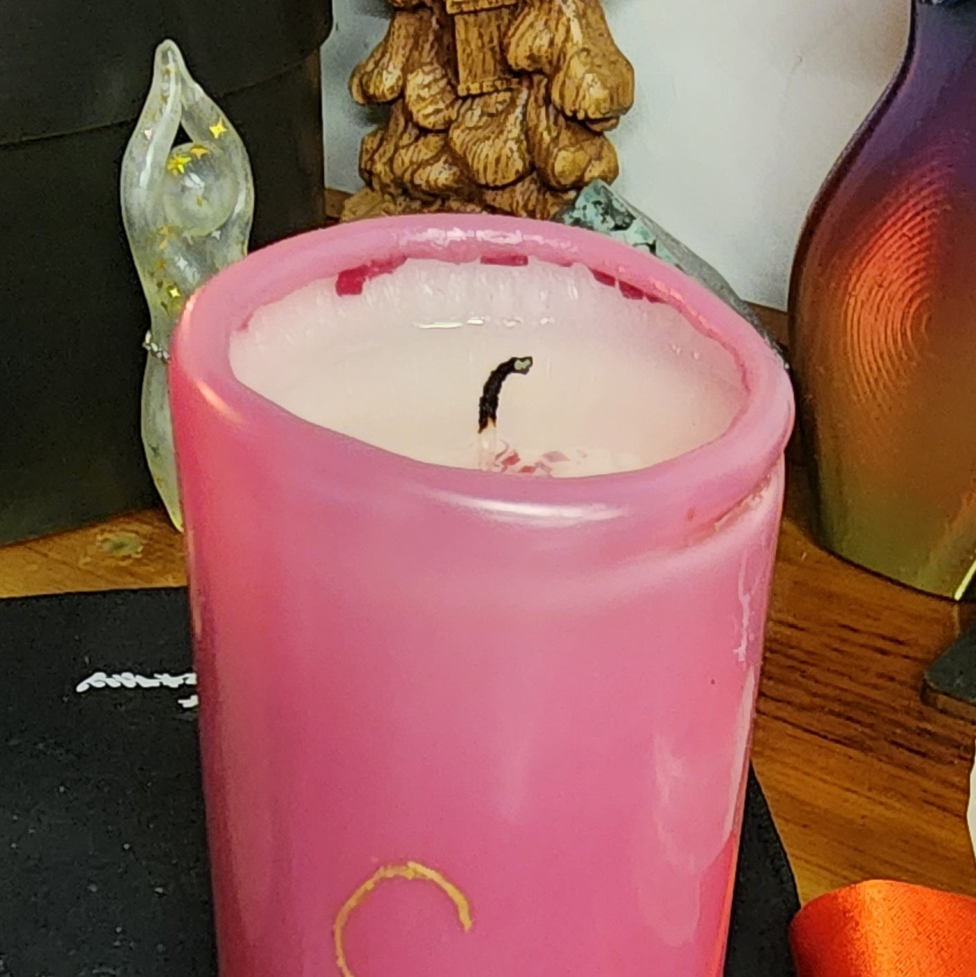 Green Pillar Candle - 2.25 x 6 inches, 42 hour burn time