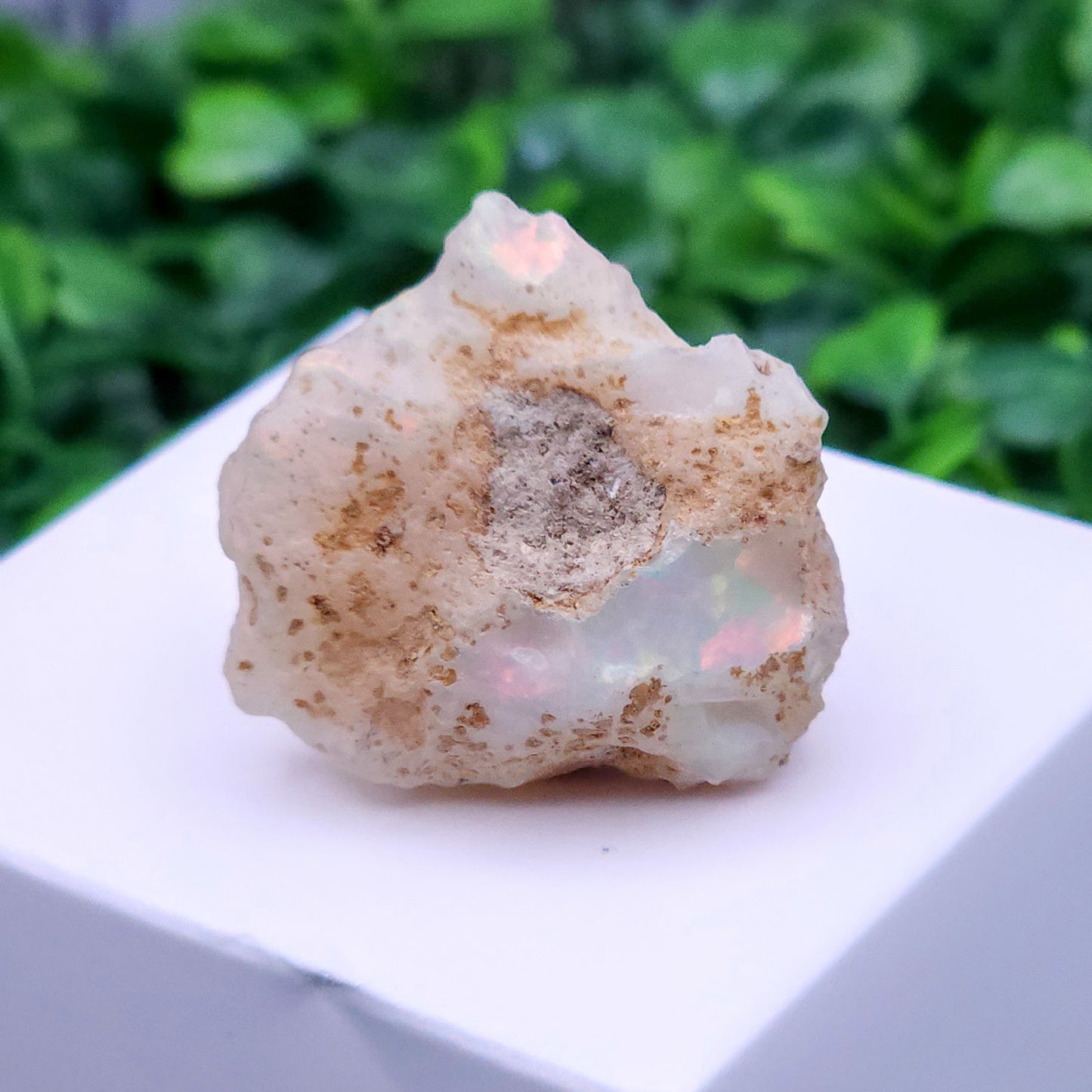 Opal Specimen (High Grade) - Red/Green Flame - Welo/Ethopian - 5.78 grams