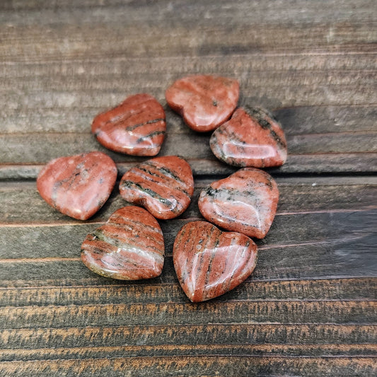 Red Jasper Mini Heart