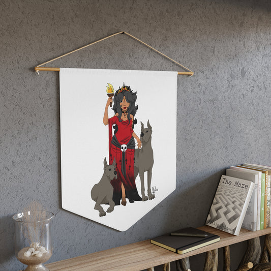 Hekate and Her Hounds Wall Hanging