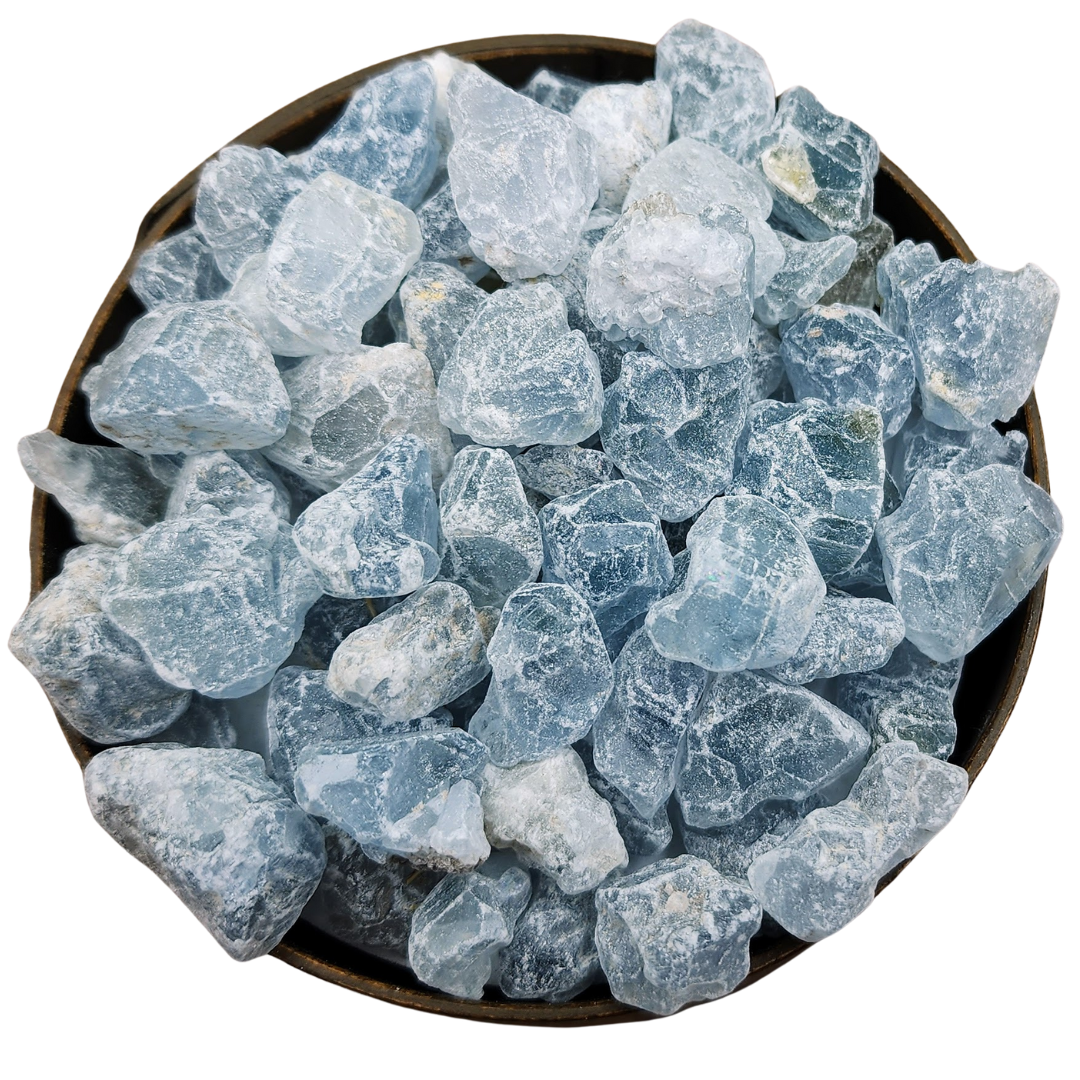 Celestine/Celestite (Raw) - 1oz (approx 4-6 pieces)