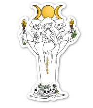 Hekate of Renewal (Hekate-Medea-Circe) Vinyl Sticker