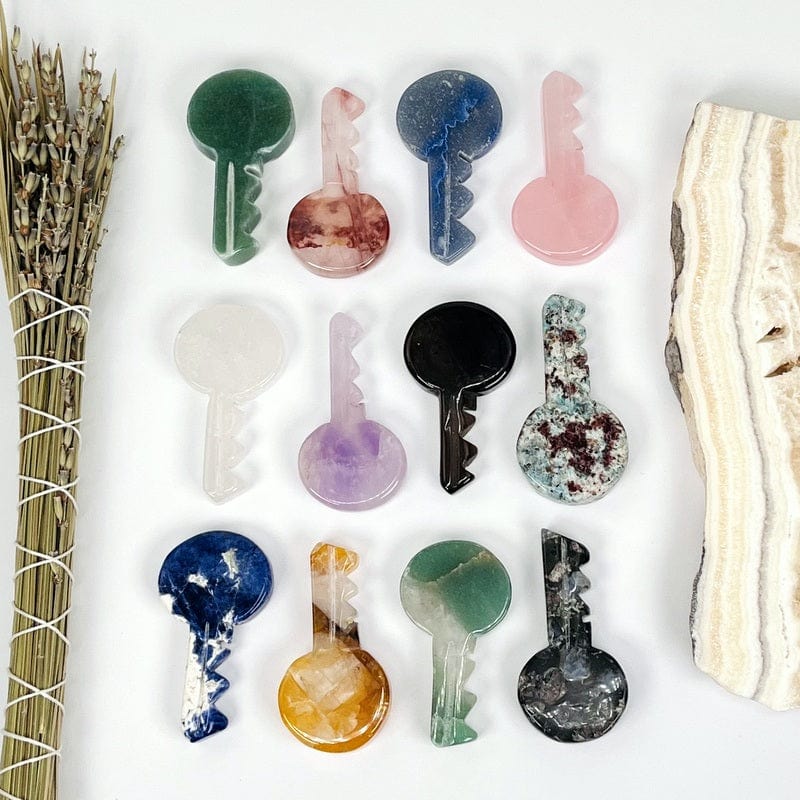 Quartz Stone Key (Multiple Stones Available)