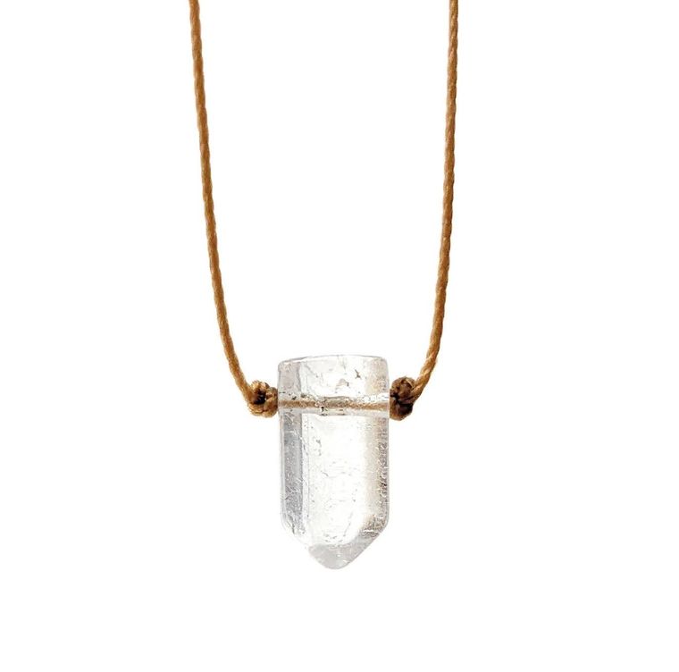 Quartz Crystal Point Necklace