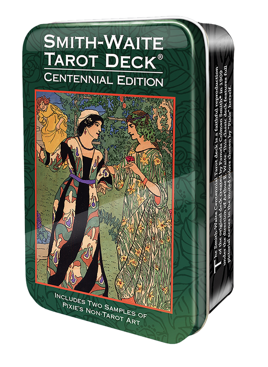 Smith-Waite Centennial Tarot Deck in a Tin (Travel-Sized Cards)