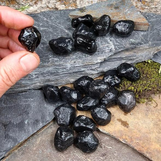 Apache Tears Obsidian Tumble Stone