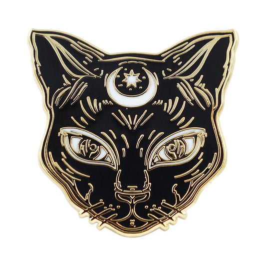 Luna Cat Enamel Pin