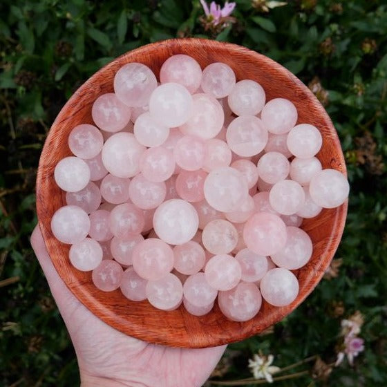 Rose Quartz Mini Spheres