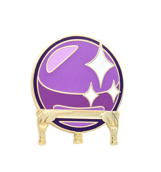 Crystal Ball Enamel Pin