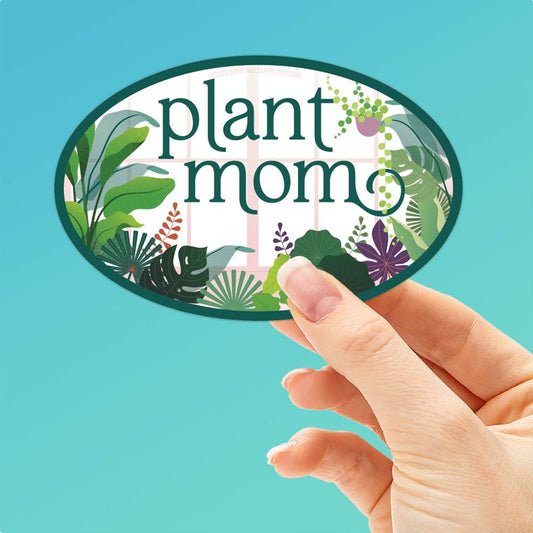 Plant Mom Vinyl Sticker